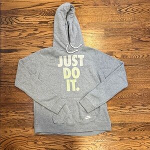 Nike Gray Sweatshirt with Just Do It logo